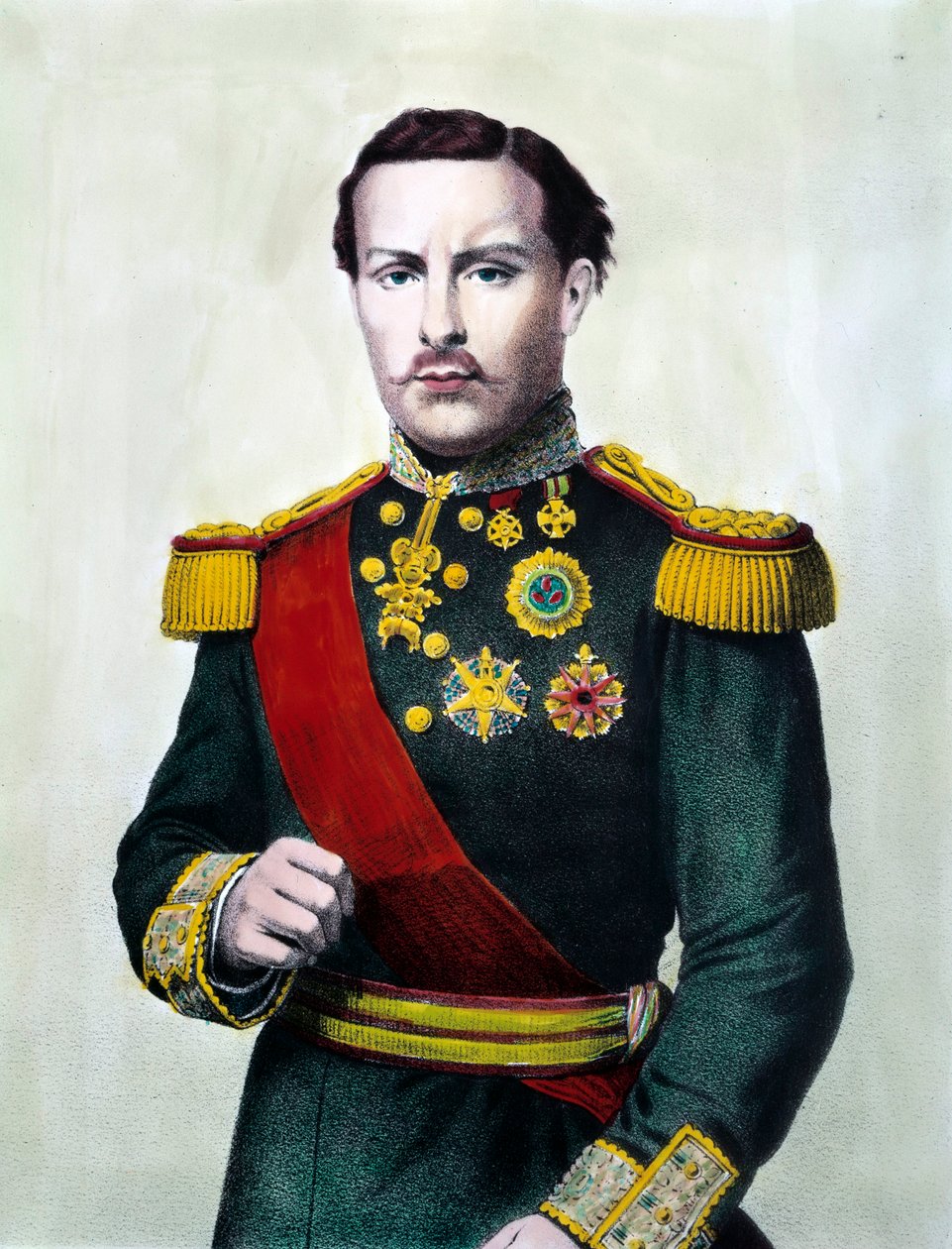 Portrait de Louis Ier de Portugal (1838-1889) Roi du Portugal (gravure) - Unknown artist