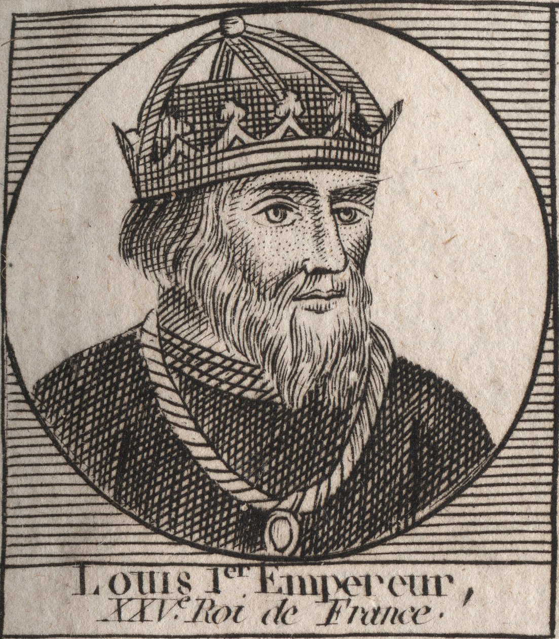 Portrait de Louis Ier le Pieux - Unknown artist