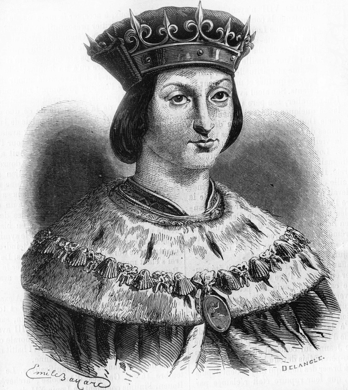 Portrait de Louis XII (1462-1515), roi de France. - Unknown artist