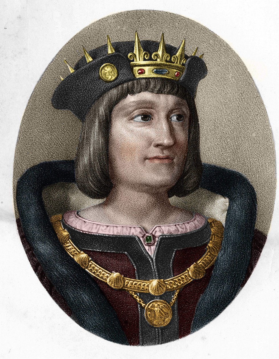 Portrait de Louis XII, roi de France 1462-1515 - Unknown artist