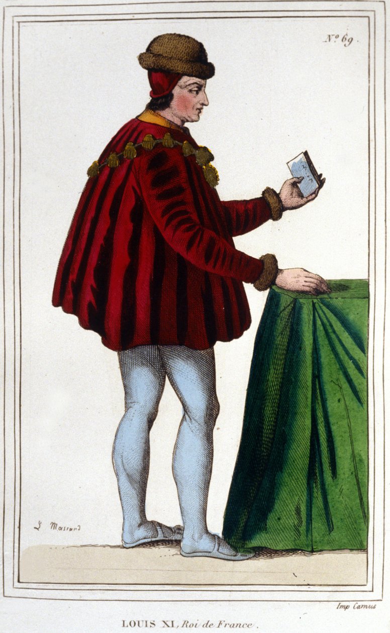 Portrait de Louis XI (1423 - 1483), roi de France - Unknown artist