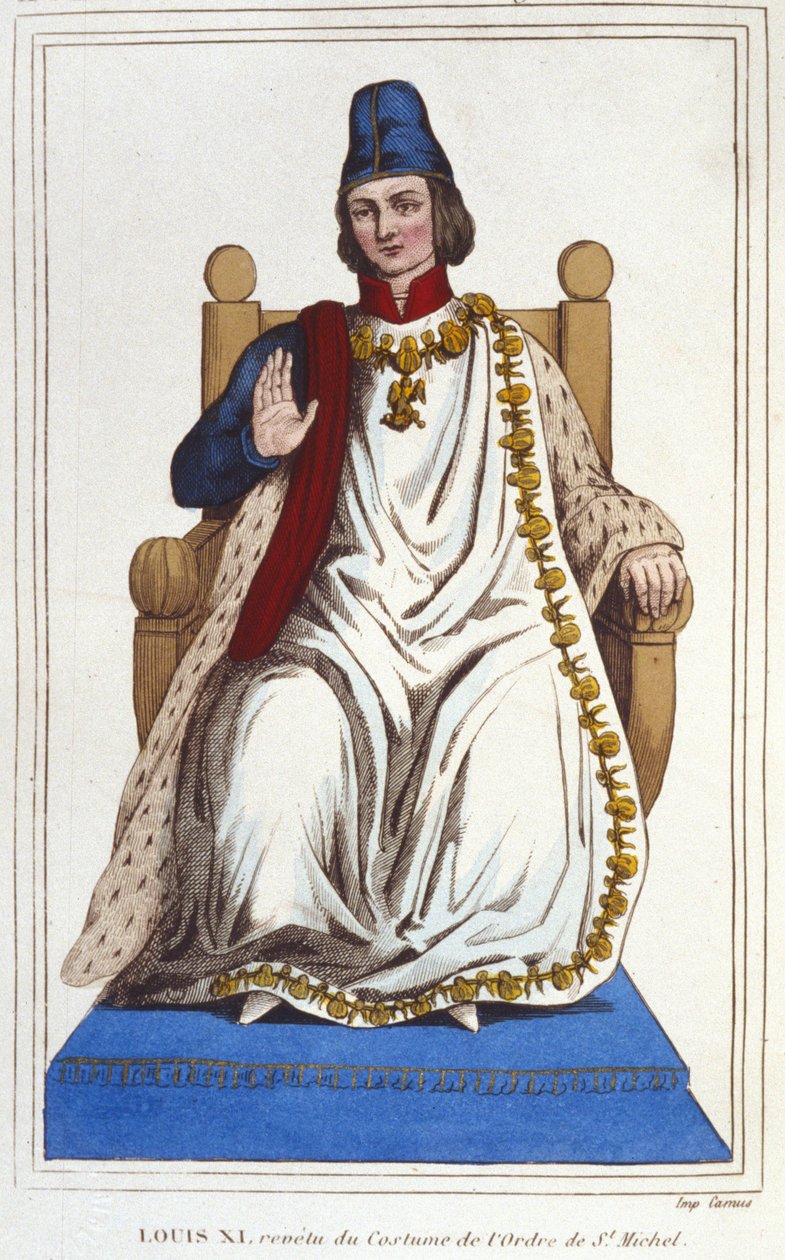 Portrait de Louis XI en costume de l