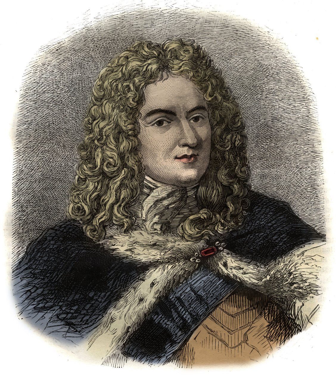 Portrait de Louis de Rouvroy, duc de Saint-Simon - soldat, diplomate et diariste français - Portrait de Louis de Rouvroy, duc de Saint-Simon (1675-1755) mémorialiste. - Unknown artist