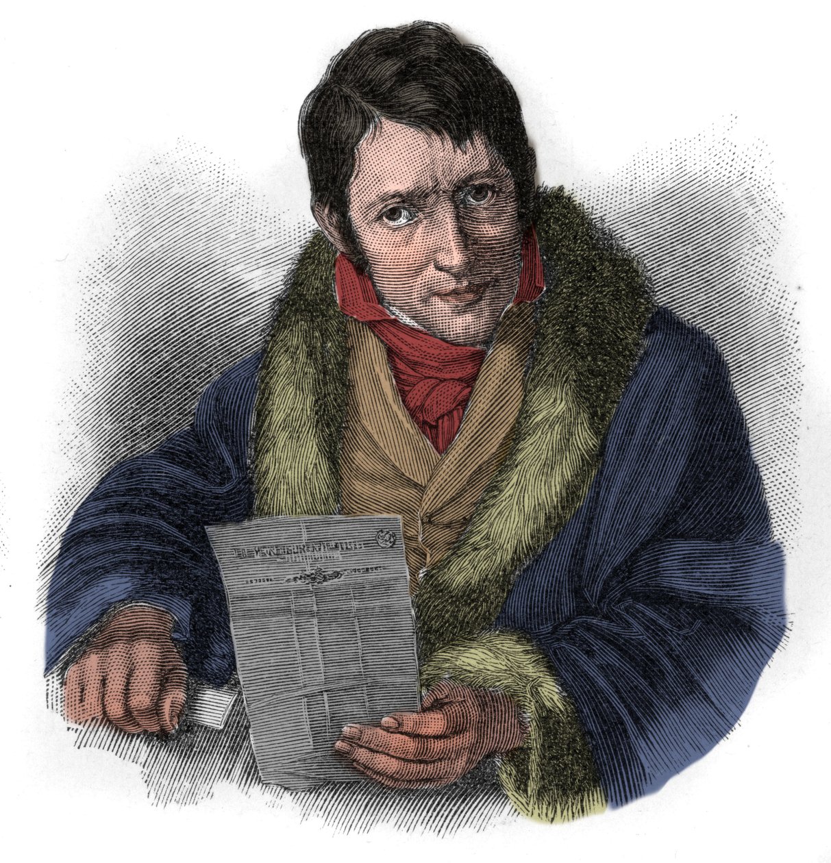 Portrait de Ludwig Börne (1786-1837), écrivain allemand. - Unknown artist