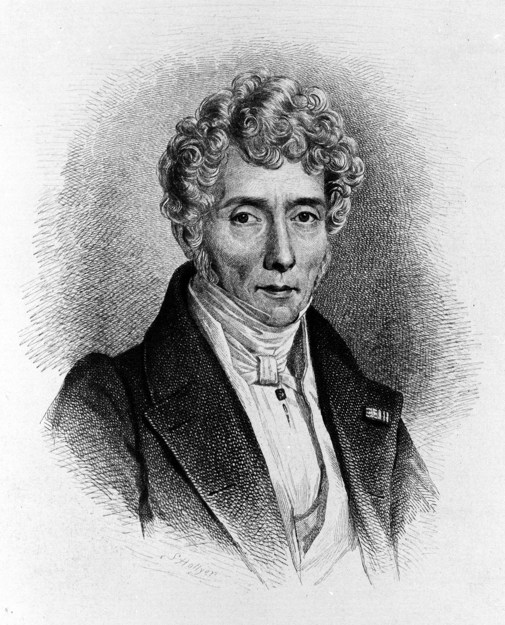 Portrait de Luigi Cherubini (1760-1842), compositeur italien - Unknown artist