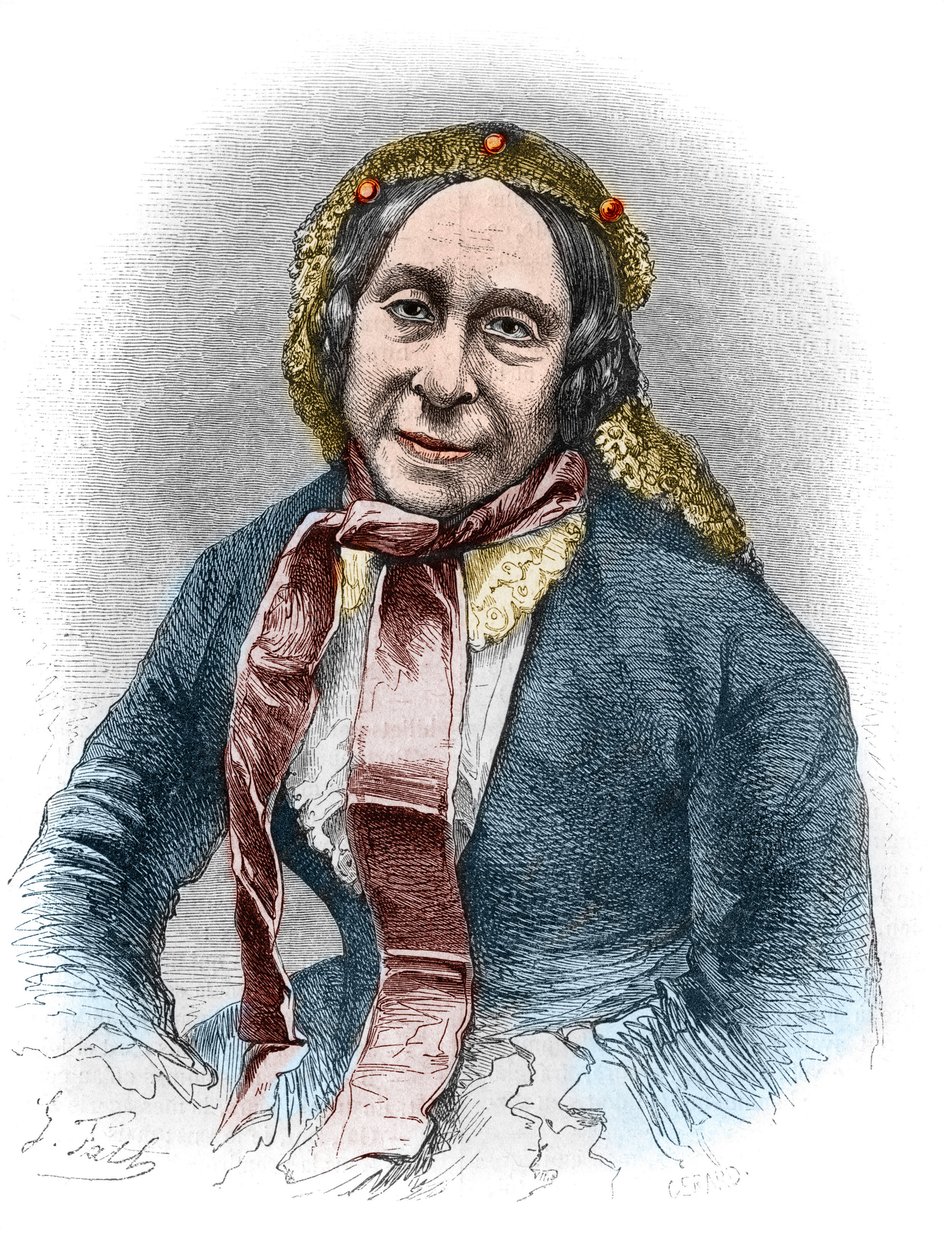 Portrait de Madame Desbordes Valmore (Marceline Félicité Joséphine ...