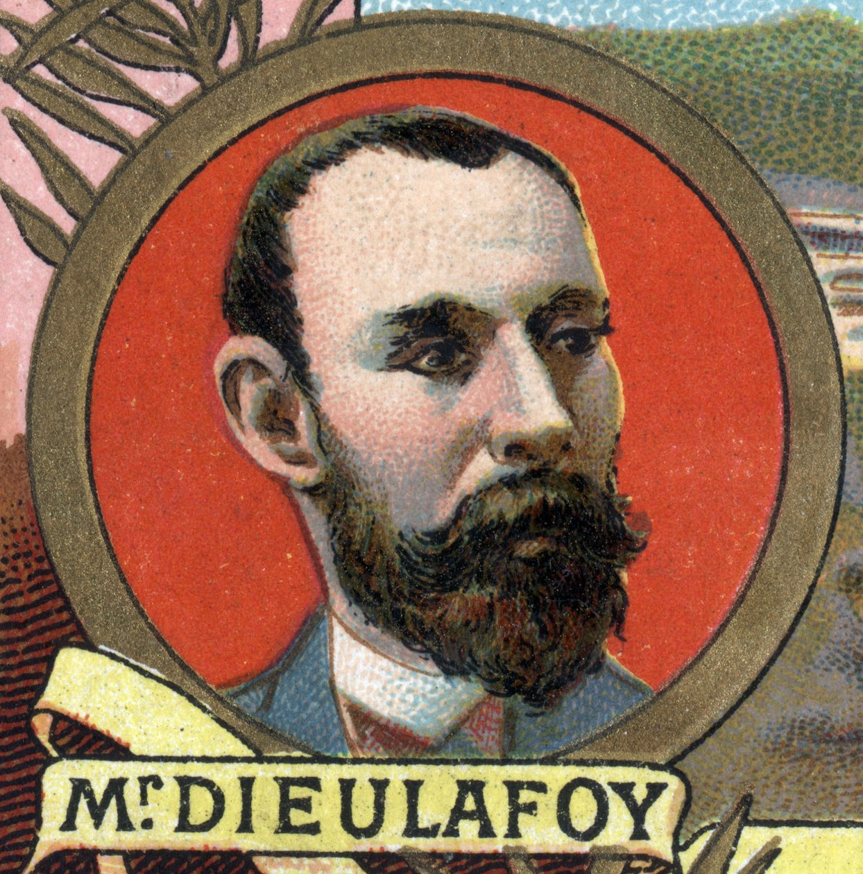 Portrait de Marcel Auguste Dieulafoy - Unknown artist