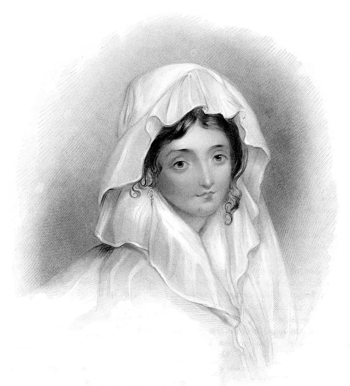 Portrait de Margarita Cogni (gravure) - Unknown artist
