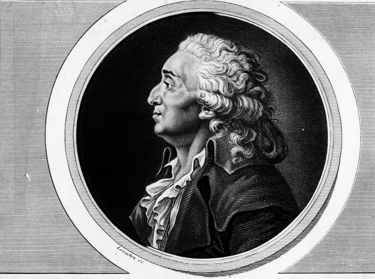 Portrait de Marie Jean Antoine Nicolas de Caritat, Marquis de Condorcet (1743-1793), député à la Convention nationale et philosophe. Gravure dans « Collection complète des tableaux historiques de la Révolution française, en trois volumes. » 1804. - Unknown artist