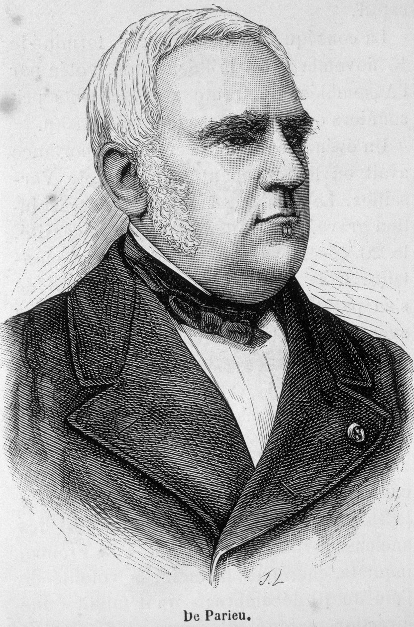 Portrait de Marie Louis Esquirou de Parieu, politicien français (1815 - 1893) - Unknown artist