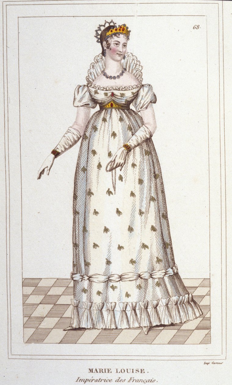 Portrait de Marie Louise de Habsbourg Lorraine. Impératrice des Français (Vienne - Unknown artist