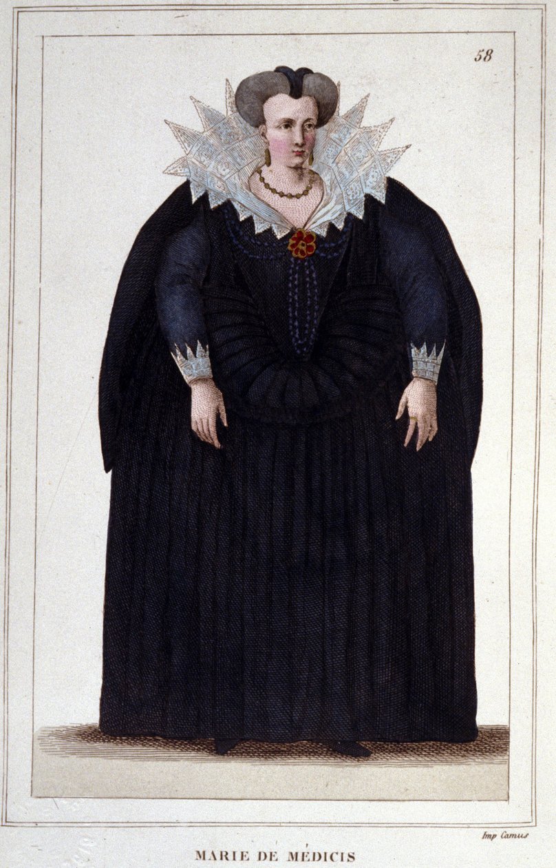 Portrait de Marie de Médicis (1573 - 1642), épouse d