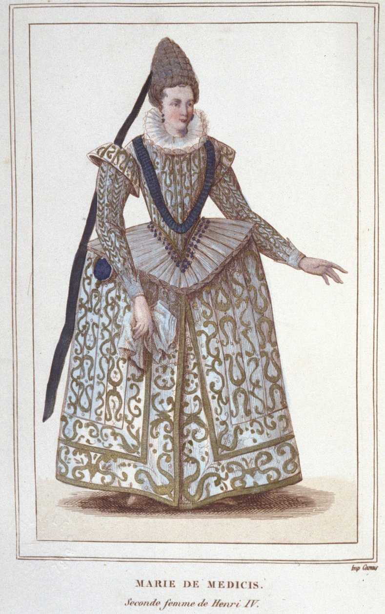 Portrait de Marie de Médicis (1573 - 1642), épouse d