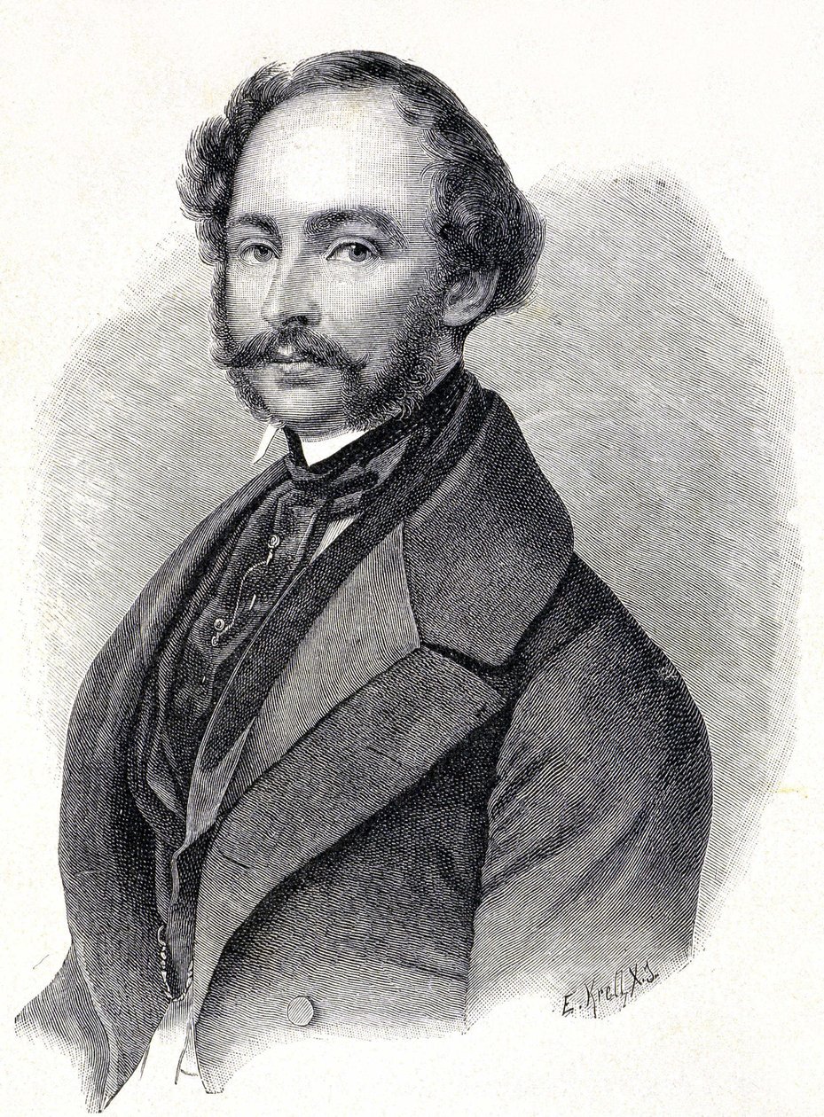 Portrait de Maximilien II roi de Bavière - Portrait de Maximilien II Joseph de Bavière (1811 - 1864) - Unknown artist