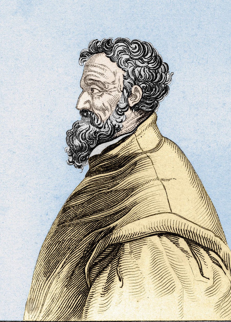 Portrait de Michelangelo Buonarroti dit Michel-Ange - Unknown artist