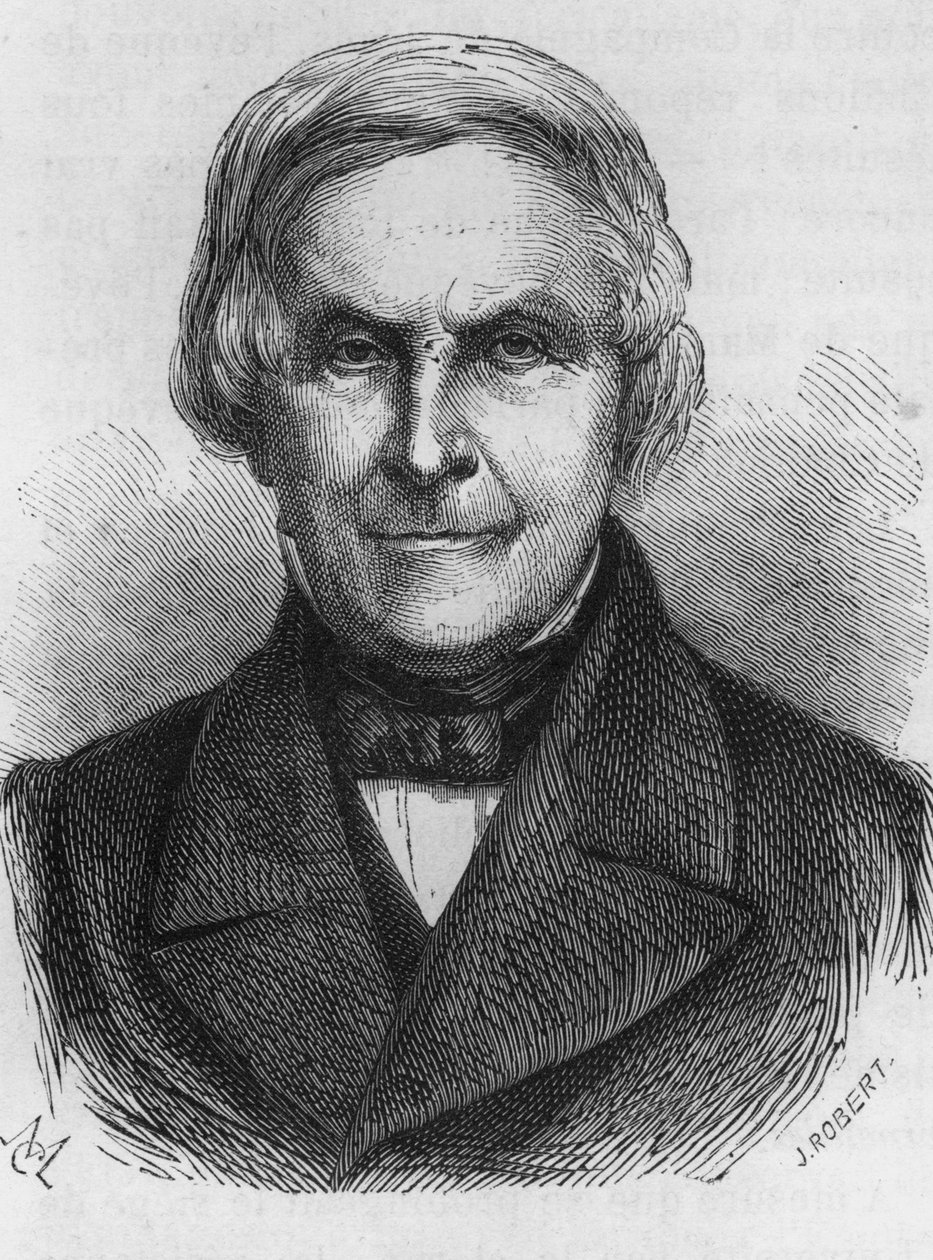 Portrait de Michelet, historien et écrivain français (1798 - 1874) - Unknown artist