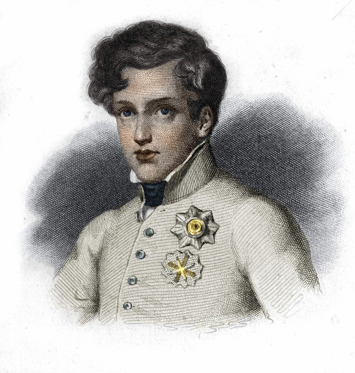 Portrait de Napoléon II, fils de Napoléon Ier, duc de Reichstadt (1811-1832) - Unknown artist
