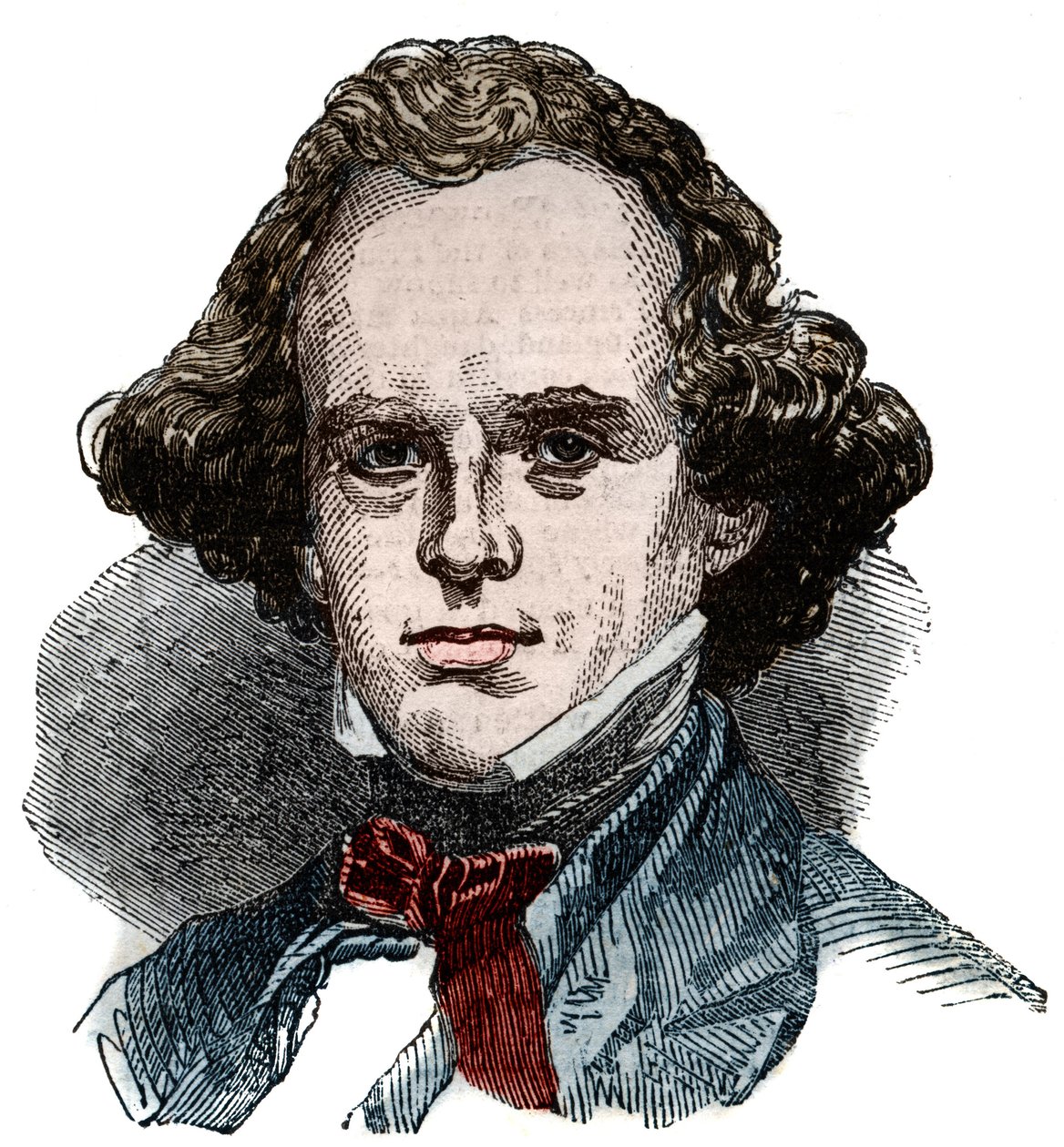 Portrait de Nathaniel Hawthorne (1804-1864), écrivain américain - Unknown artist