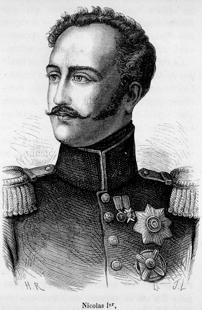 Portrait de Nicolas Ier, empereur de Russie (1796-1855) - Unknown artist
