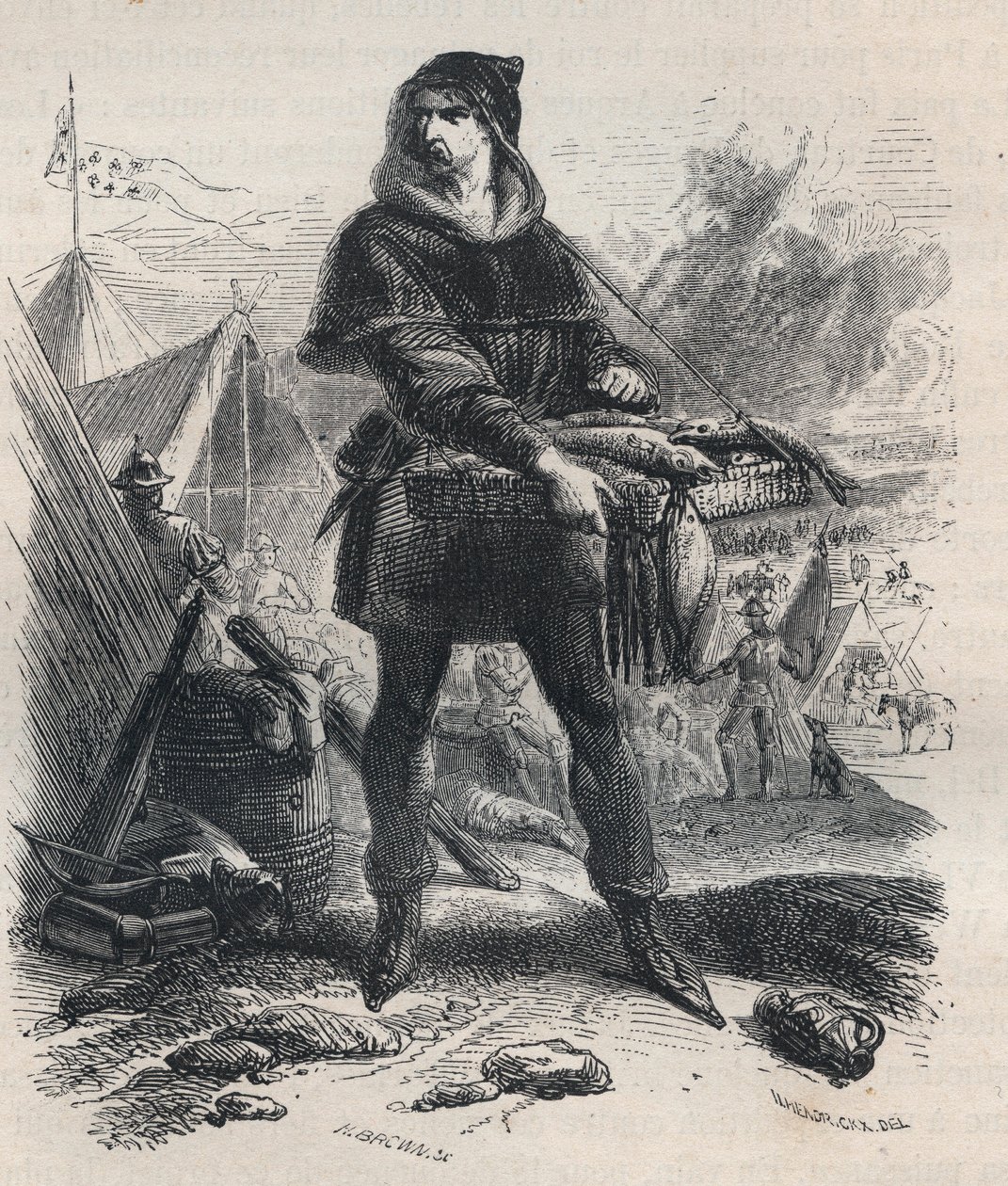 Portrait de Nicolaas Zannekin (? -1328), paysan flamand et chef de la révolte paysanne en Flandre (1325-1328) - Unknown artist