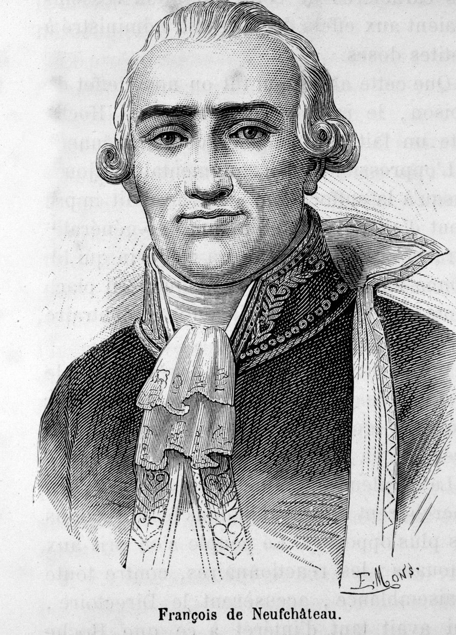 Portrait de Nicolas Louis François de Neufchâteau (1750-1828), écrivain et homme politique français - Unknown artist