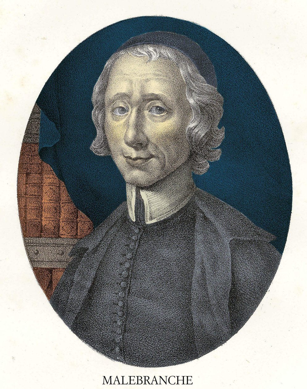 Portrait de Nicolas Malebranche (1638-1715) philosophe et théologien français. - Unknown artist