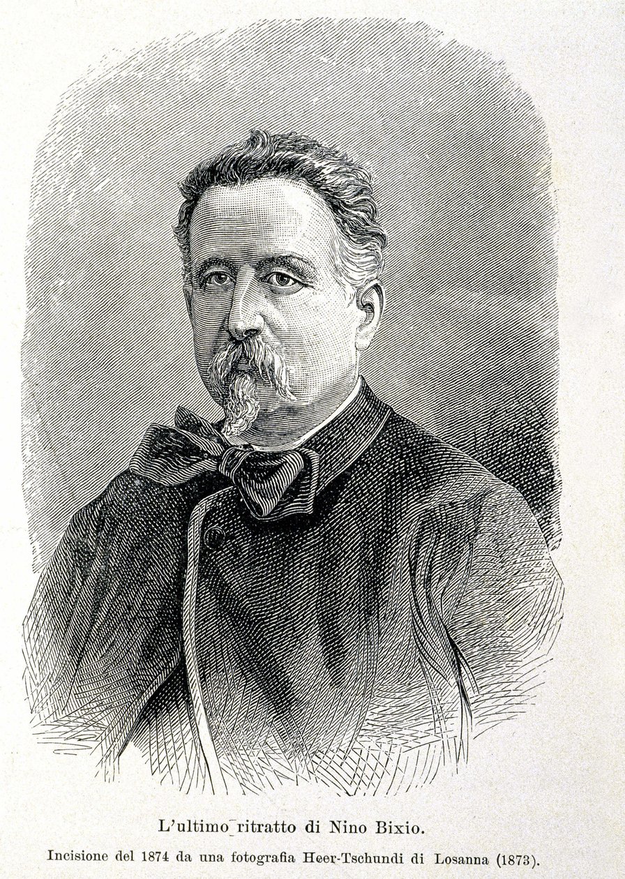 Portrait de Nino Bixio (1821-1873) homme politique italien - Unknown artist