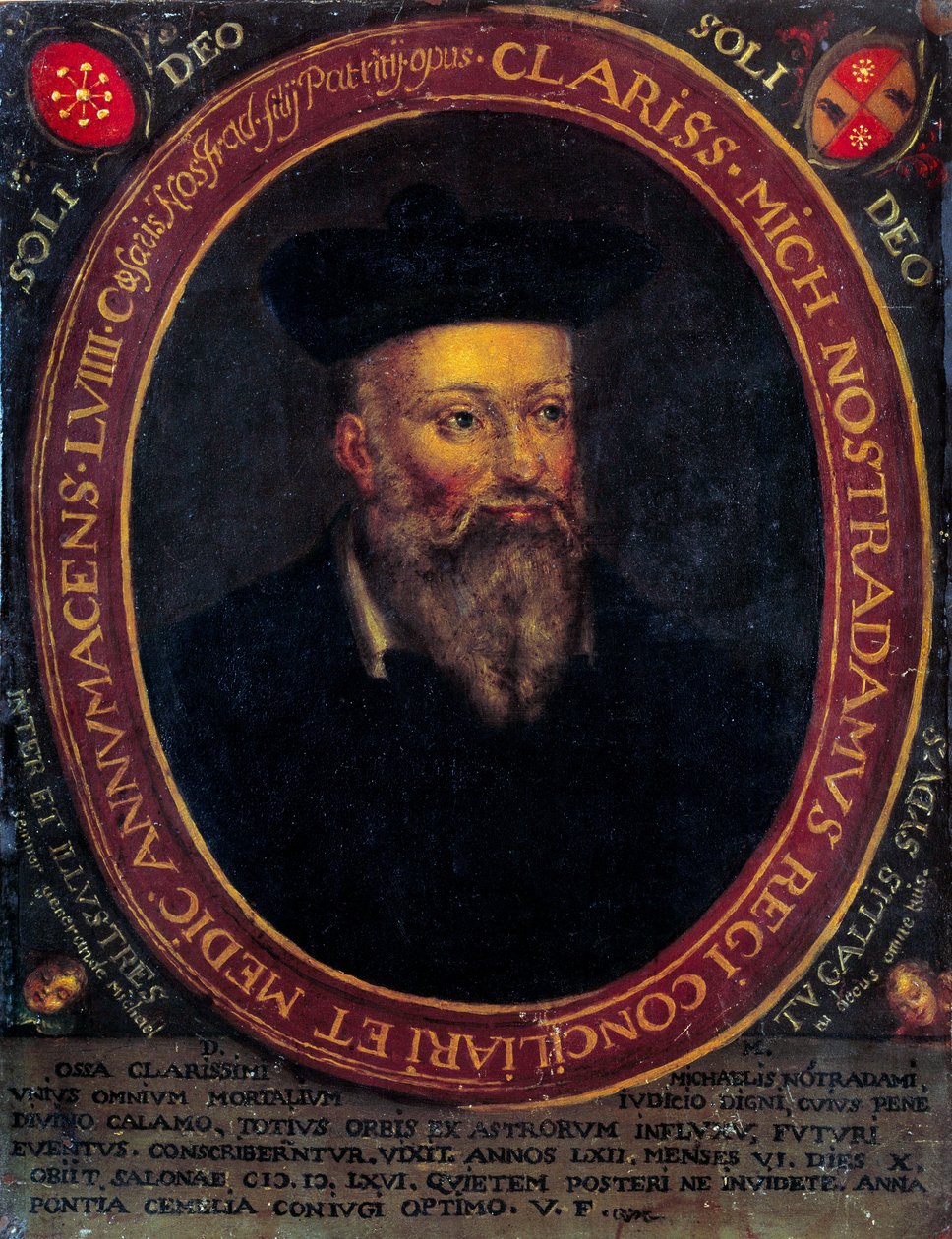 Portrait de Nostradamus, Michel de Notre Dame - Unknown artist
