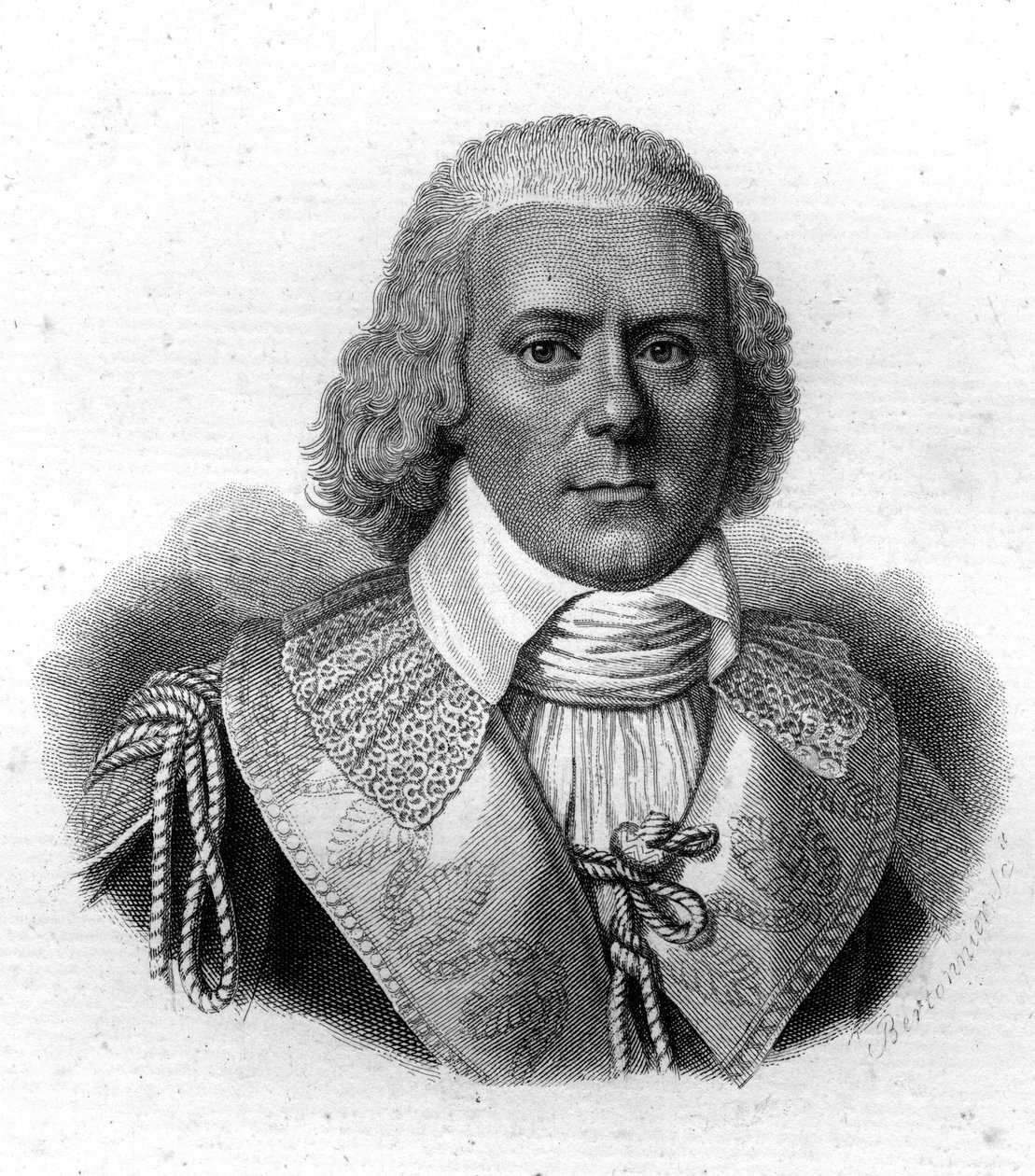 Portrait de Paul de Barras (1755-1829), homme politique français, gravure du 19e siècle - Unknown artist