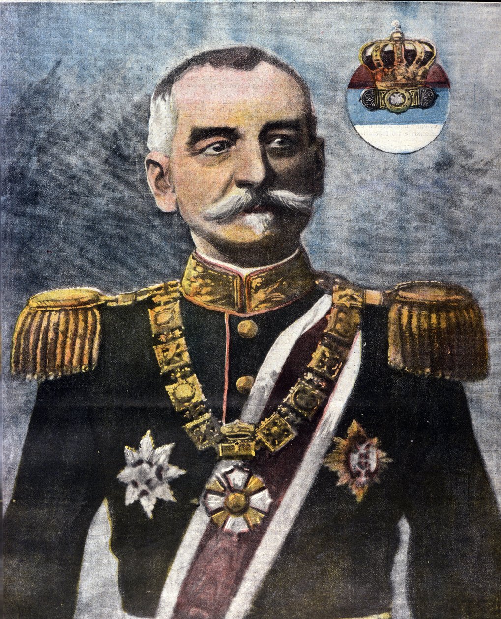 Portrait de Pierre Ier de Serbie (Karageorgevic) - Unknown artist