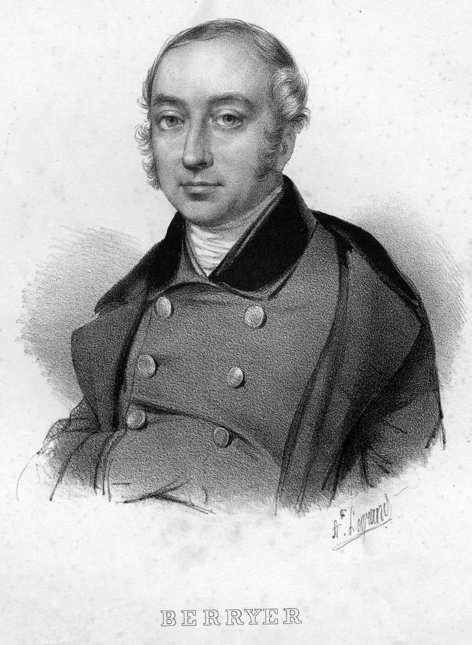 Portrait de Pierre Antoine Berryer (1790-1868) (Berryer fils), avocat et homme politique français - Unknown artist