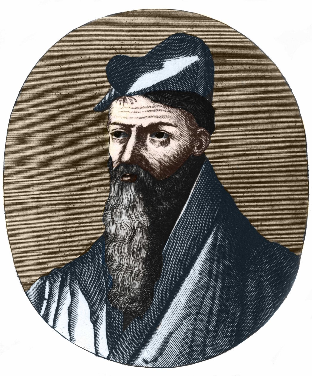 Portrait de Pierre Belon 1517-1564. Naturaliste et médecin français. Collection privée. - Unknown artist