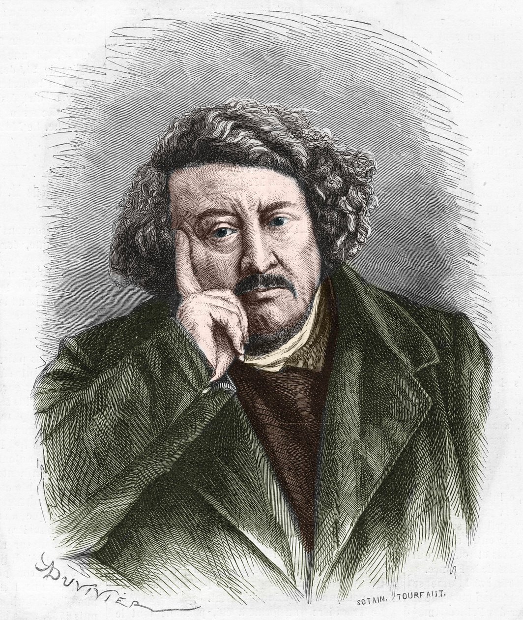 Portrait de Pierre Leroux, philosophe, publiciste et homme politique français (1797 - 1871) - Unknown artist