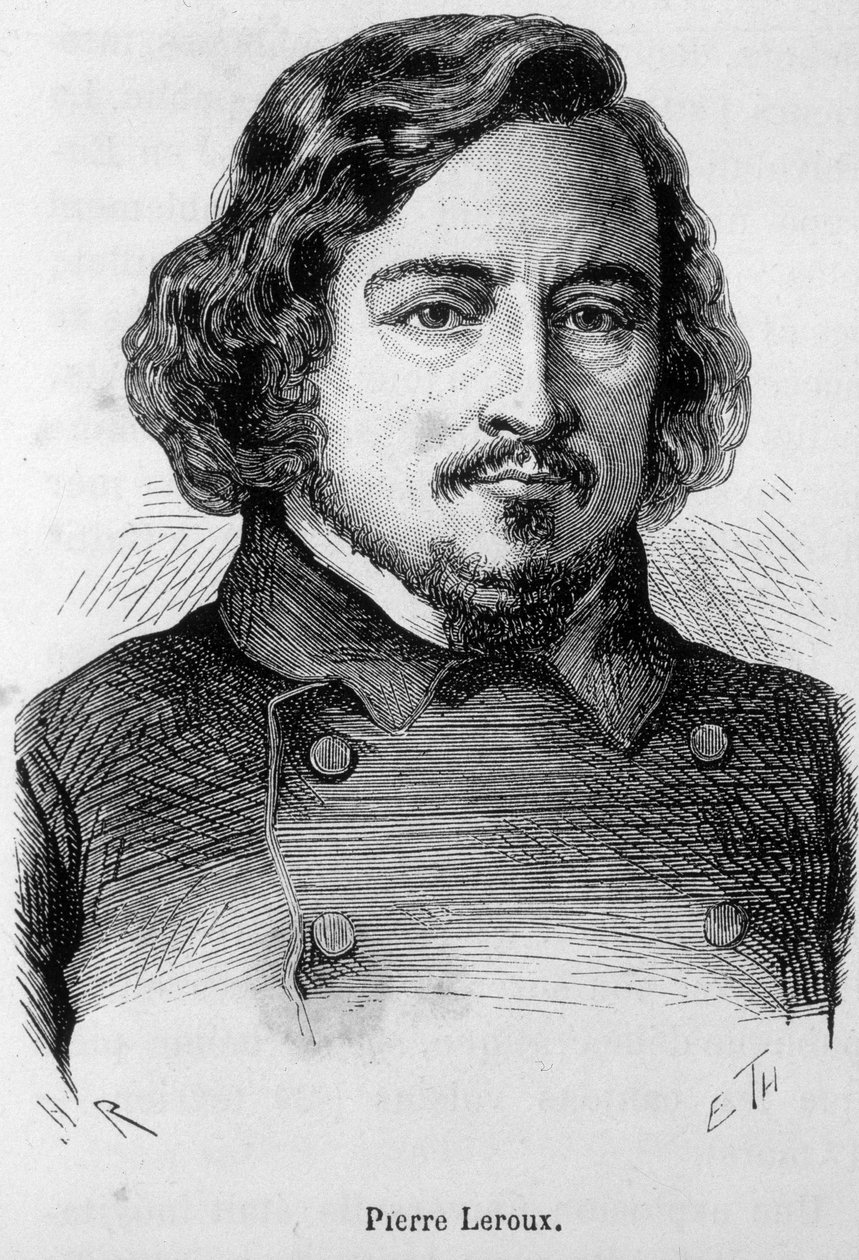 Portrait de Pierre Leroux, philosophe, publiciste et homme politique français (1797 - 1871) - Unknown artist