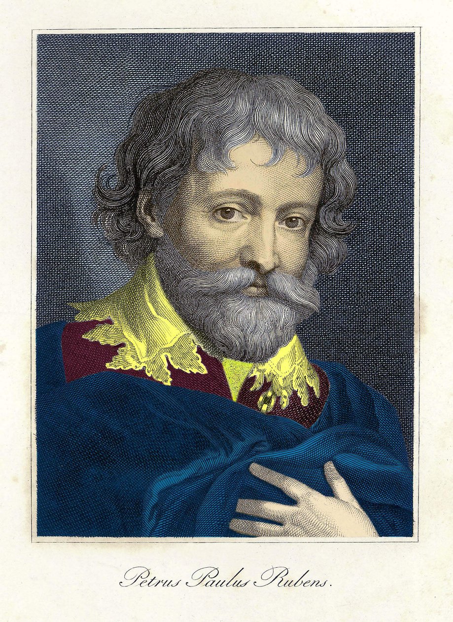 Portrait de Pierre Paul Rubens (1577-1640), peintre et dessinateur flamand - Unknown artist
