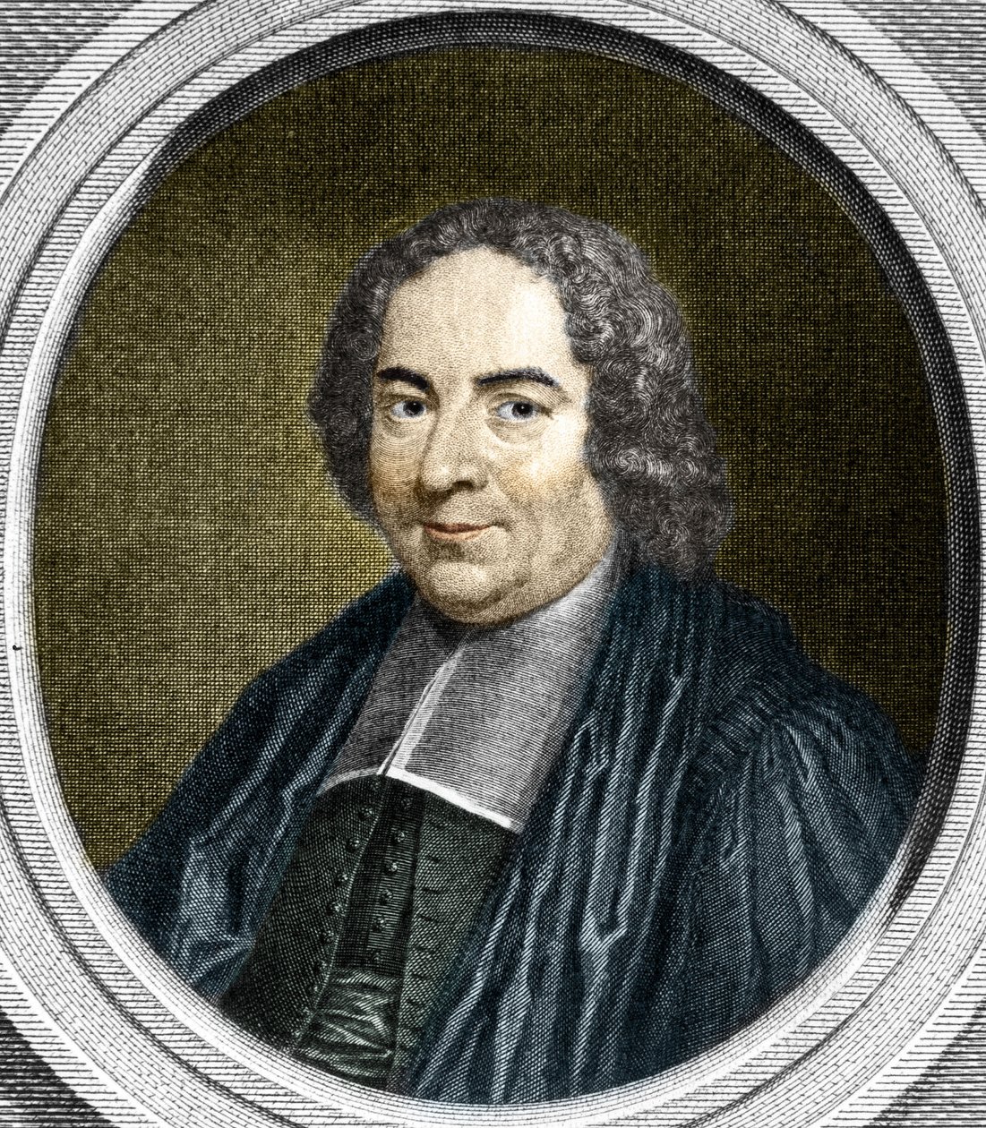 Portrait de Pierre Varignon (1654-1722). Géomètre français. - Unknown artist