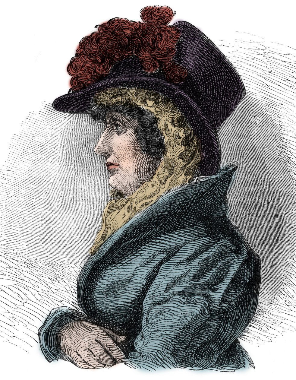 Portrait de la reine Caroline de Brunswick (1768-1821), épouse de George IV, roi d