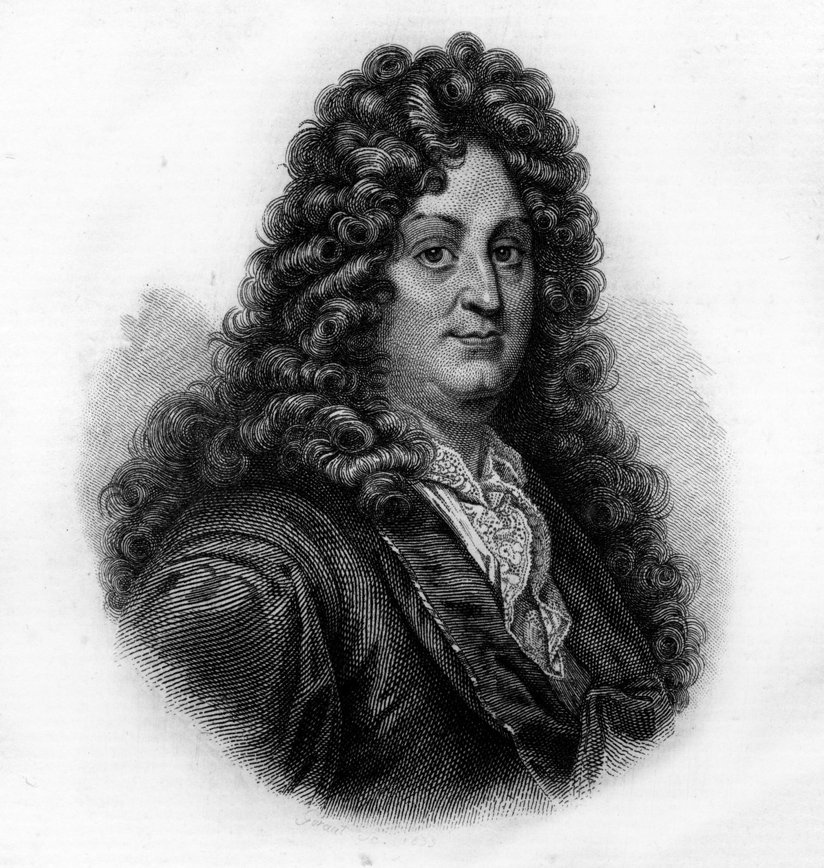 Portrait de Racine, gravure du 19ème siècle - Unknown artist
