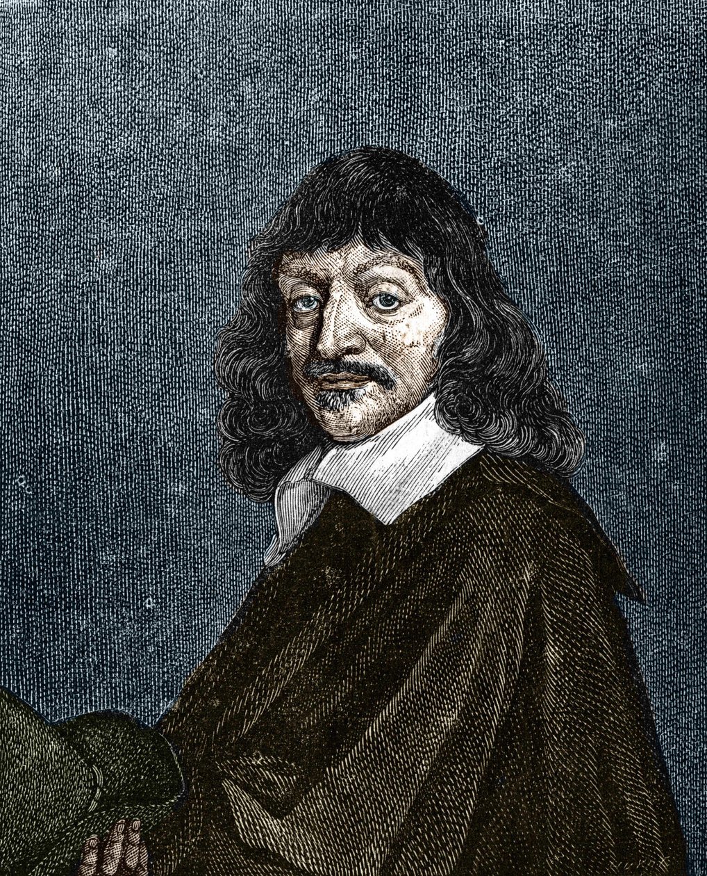 Portrait de René Descartes. 1596-1650. - Unknown artist