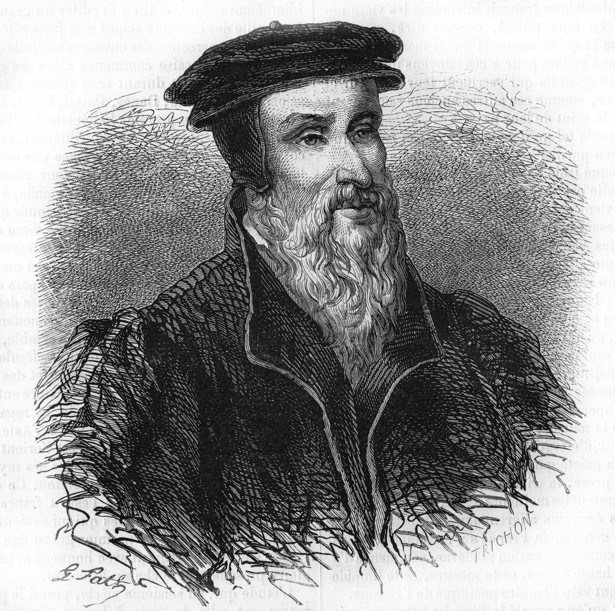 Portrait de Robert I Estienne (1498-1559) humaniste, éditeur et imprimeur. - Unknown artist