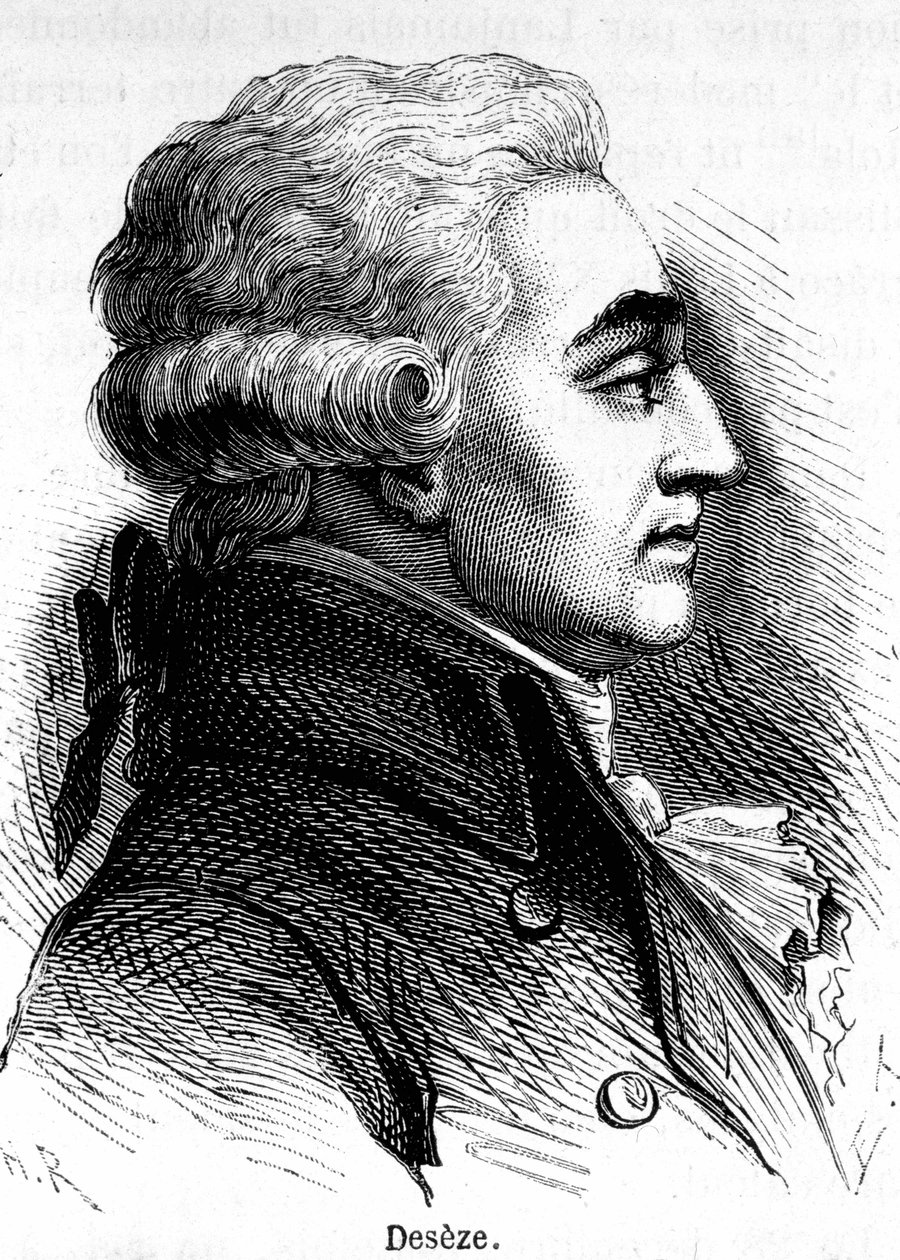 Portrait de Romain Deseze ou De Seze (1748-1828), avocat de Louis XVI pendant son procès - Unknown artist
