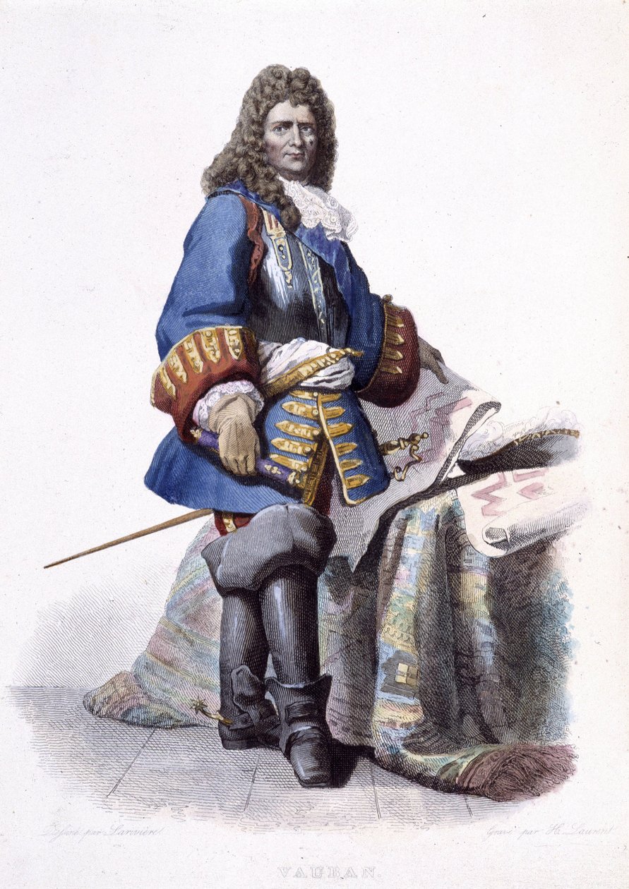 Portrait de Sébastien Le Prestre de Vauban, maréchal de France et ingénieur militaire (1633-1707) - dans « Le Plutarque Français » - Unknown artist