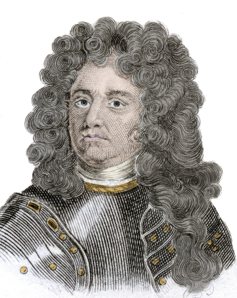 Portrait de Sir George Rooke (1650-1709), officier de marine anglais. - Unknown artist
