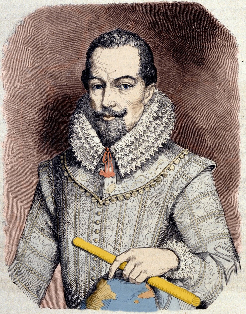 Portrait de Sir Walter Raleigh - Unknown artist