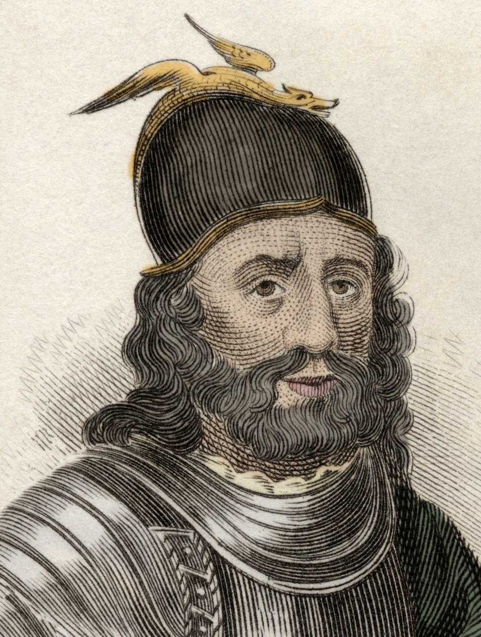 Portrait de Sir William Wallace (Braveheart) (ca. 1270-1305), chevalier écossais (gravure du 19ème siècle) - Unknown artist