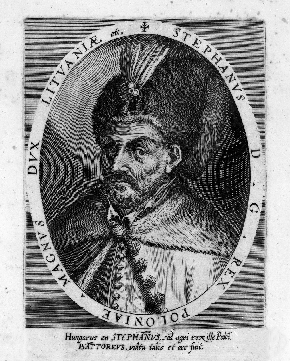 Portrait de Étienne Ier Bathory (1533-1586), prince de Transylvanie et roi de Pologne - Unknown artist