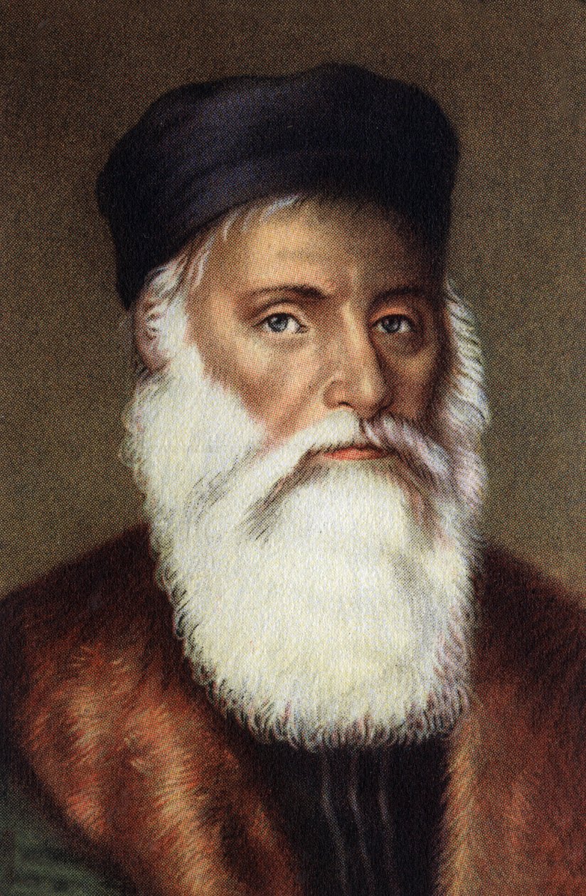 Portrait de Vasco de Gama, navigateur portugais. - Unknown Artist