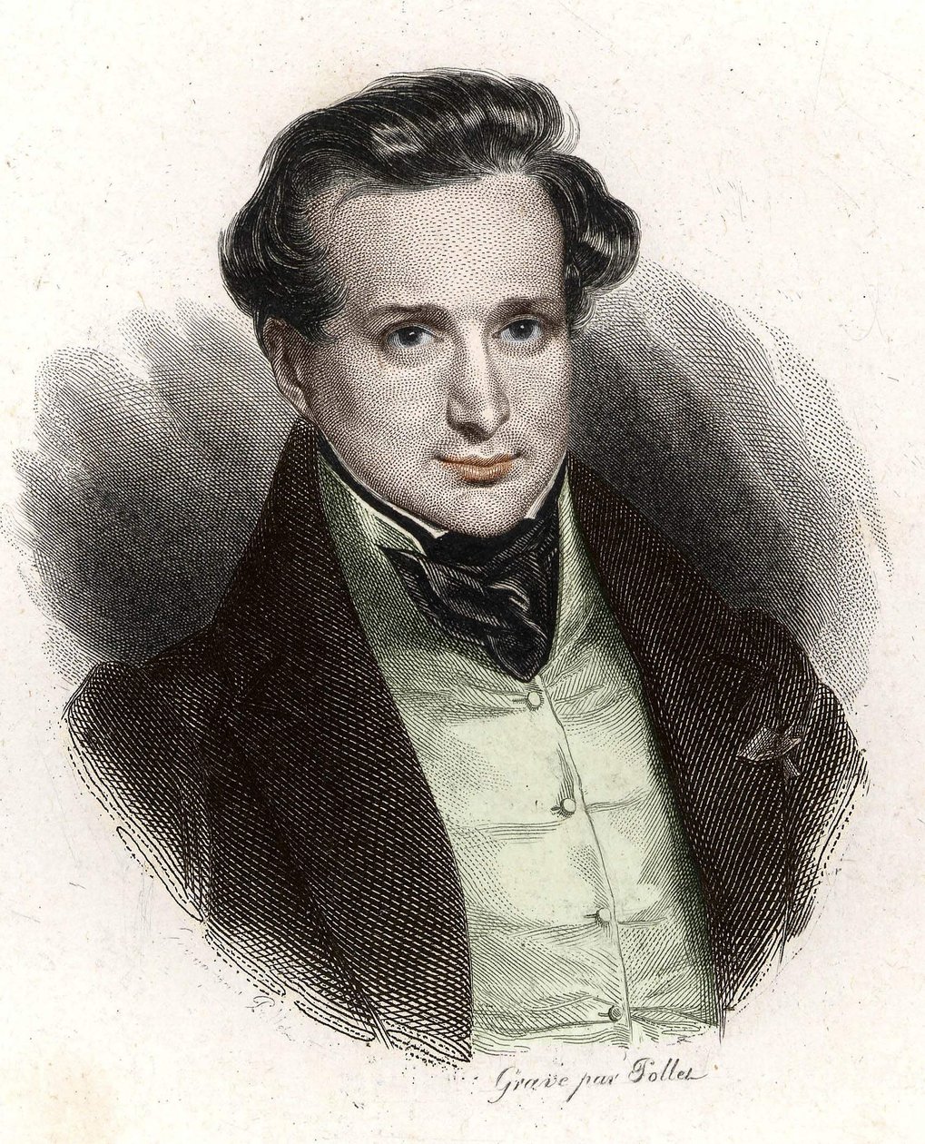 Portrait de Victor Hugo, jeune homme - Unknown artist