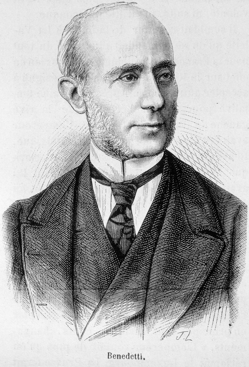 Portrait de Vincent Benedetti, diplomate français (1817 - 1900) - Unknown artist