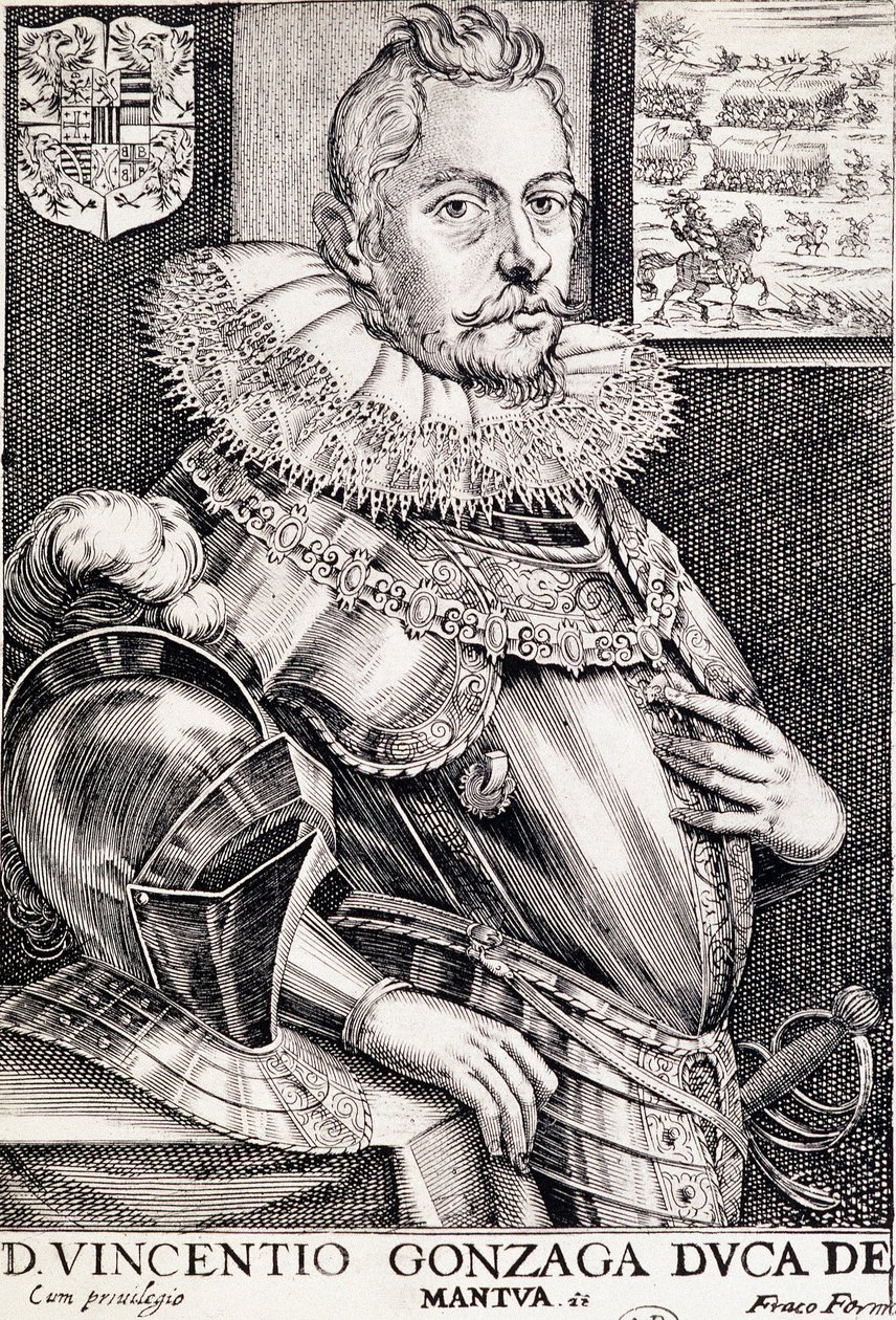 Portrait de Vincent Gonzague, Duc de Mantoue - Unknown artist